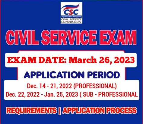 August 2023 Civil Service Exam (CSE.